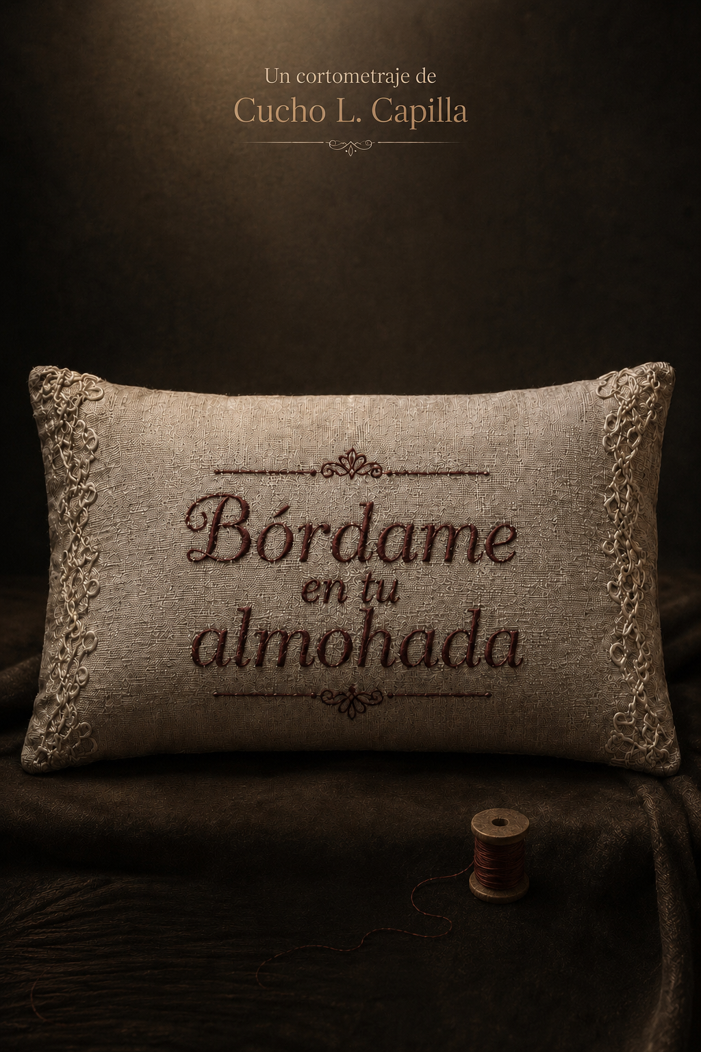 Cartel de Bórdame en tu almohada